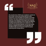 SSJ and Black Modern Customer Testimonial Reviews Instagram Post