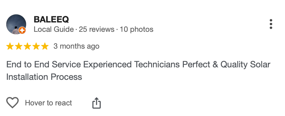 customer reviews of pro solar