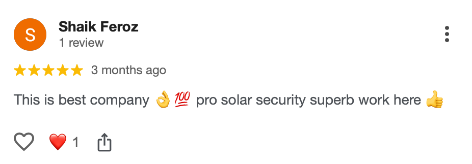 customer reviews of pro solar