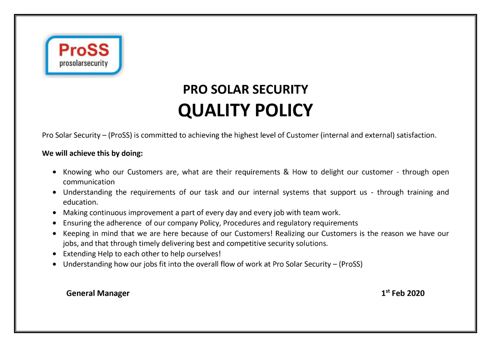 Pro Solar Certification