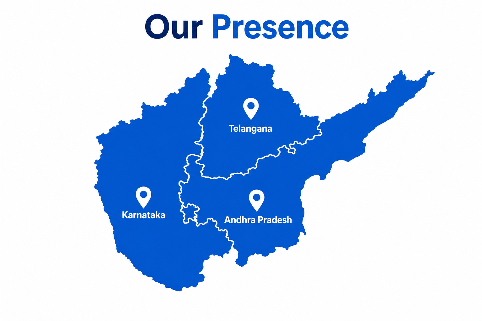 Pro Solar Security service coverage map – Telangana, Andhra Pradesh, Karnataka