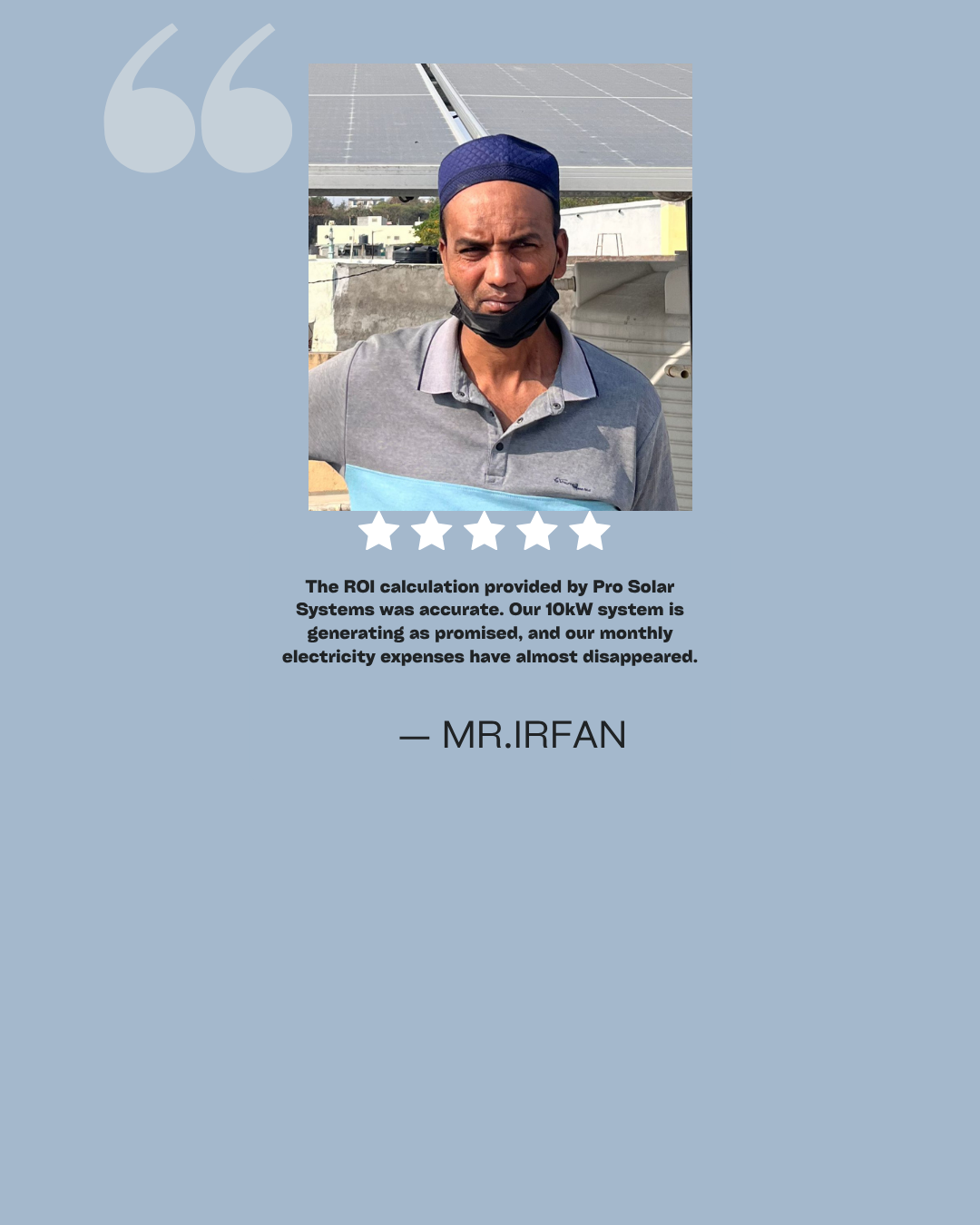 Pro Solar Customer Review
